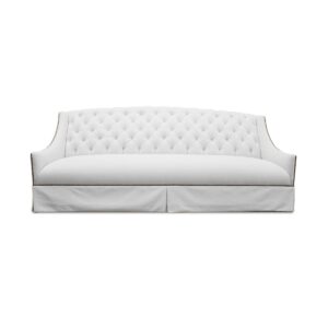 Burley Tufted Linen Sofa