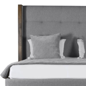 Claire Button Tufted Height Bed