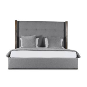 Irenne Button Tufted Height Bed