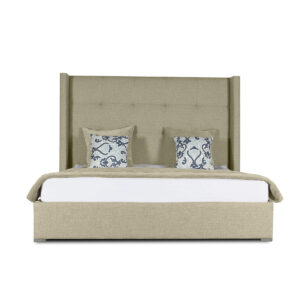 Aylet Button Tufted Height Bed