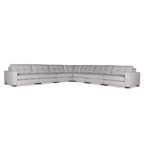 Tribeca Buttoned Modular Right Arm L-Shape King Sectional
