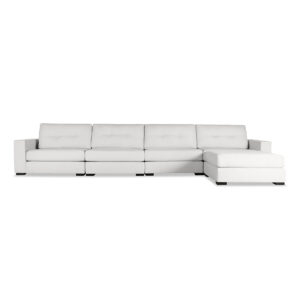 Tribeca Buttoned Modular Right Chaise Sectional