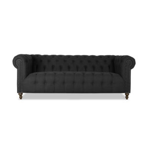 Saint Patrick Chesterfield Tufted Linen Sofa