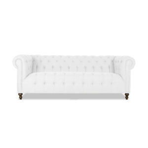 Saint Patrick Chesterfield Tufted Linen Sofa