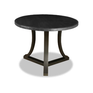 Vasil Wood Round Counter or Bar Height Table