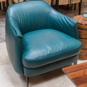 Verona Leather Chair Green